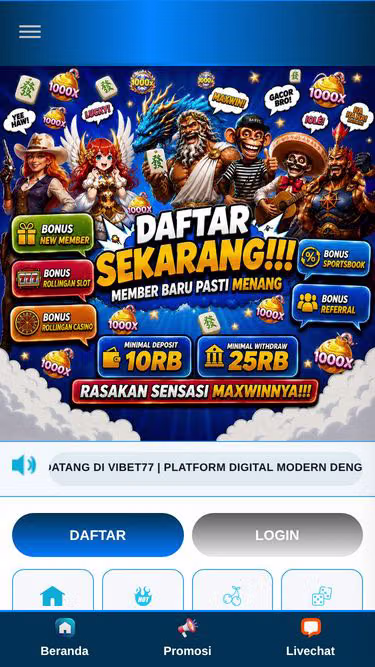 Screenshot of vibet77.org
