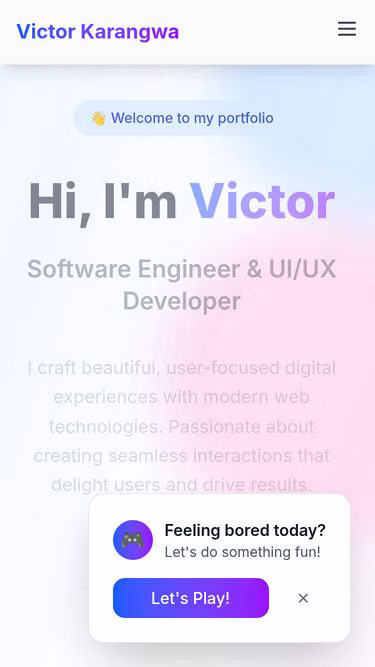 Screenshot of victor.rw