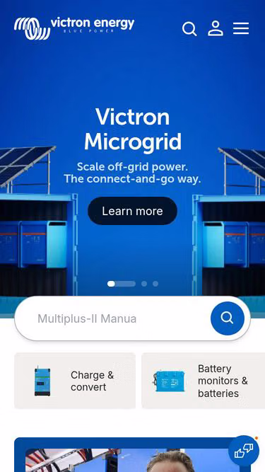 Screenshot of victronenergy.lv