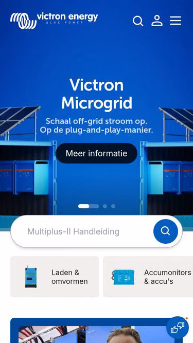 Screenshot of victronenergy.nl