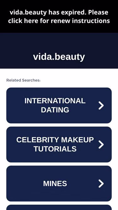 Screenshot of vida.beauty