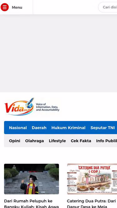 Screenshot of vida.co.id