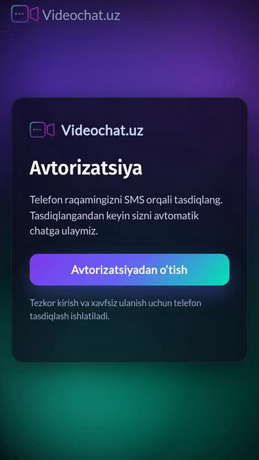 Screenshot of videochat.uz