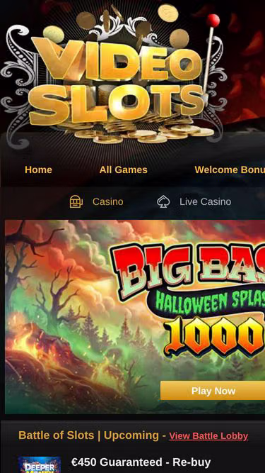 Screenshot of videoslots.cz