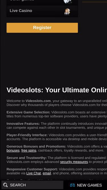 Screenshot of videoslots.vn