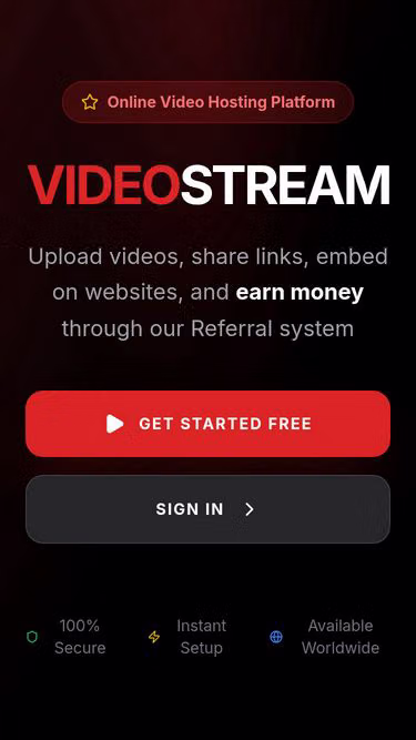Screenshot of videostream.online