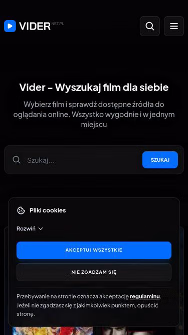 Screenshot of vider.net.pl