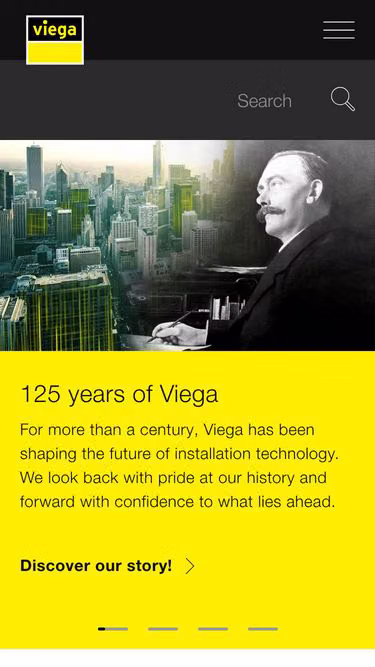 Screenshot of viega.com.au