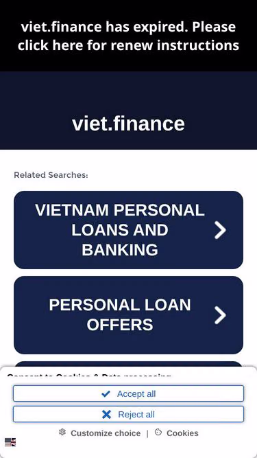 Screenshot of viet.finance