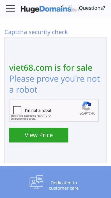 Screenshot of viet68.com