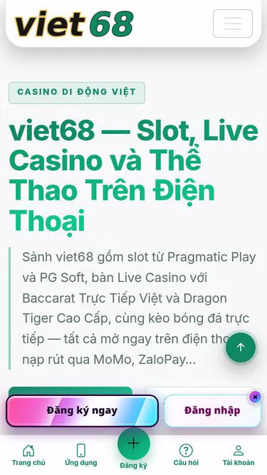 Screenshot of viet68.games