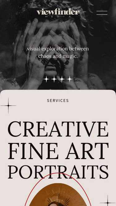 Screenshot of viewfinder.media