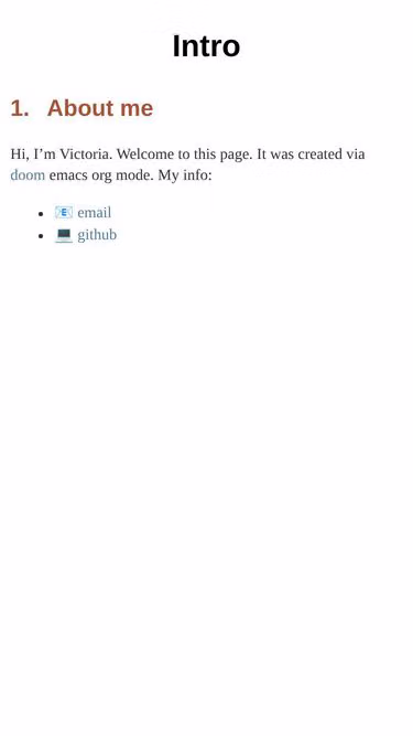 Screenshot of vika.space