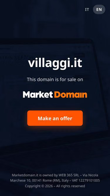 Screenshot of villaggi.it