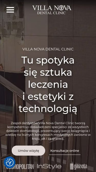 Screenshot of villanova.pl