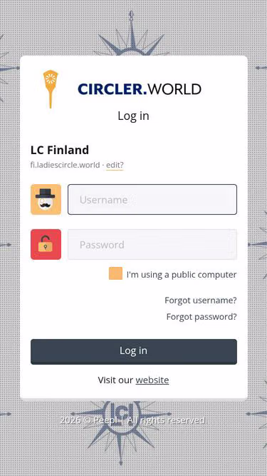 Screenshot of vilma.fi