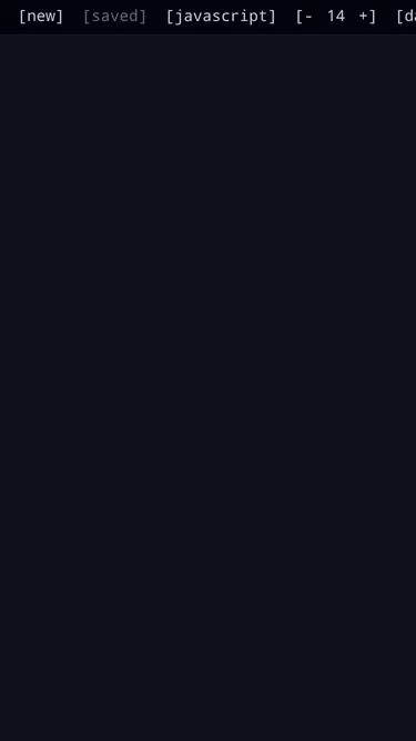 Screenshot of vim.ng