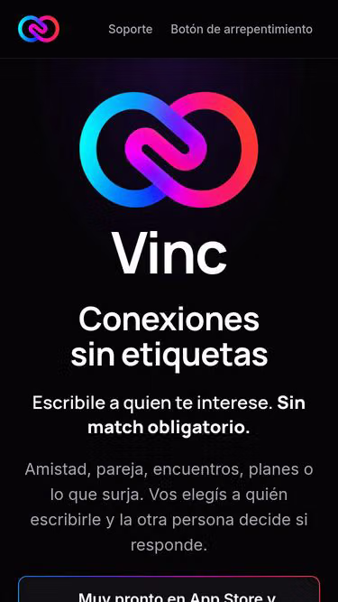 Screenshot of vinc.ar