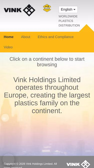 Screenshot of vink.com