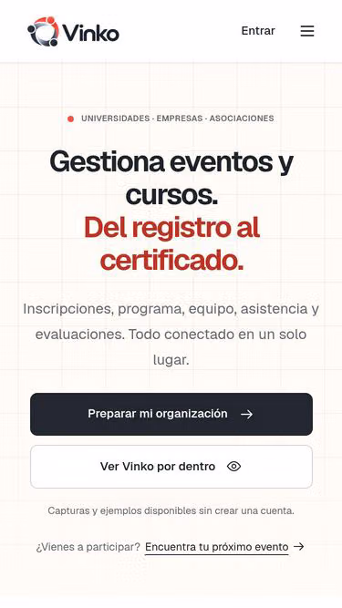 Screenshot of vinko.lat