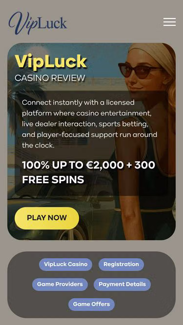 Screenshot of vip-luck.casino