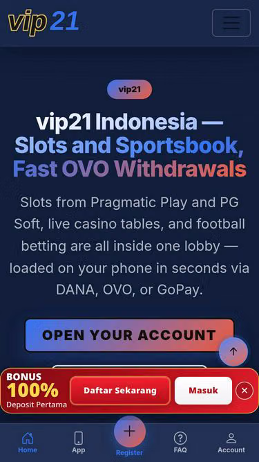 Screenshot of vip21.asia