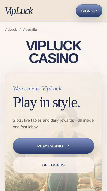 Screenshot of vipluck-casino.cfd