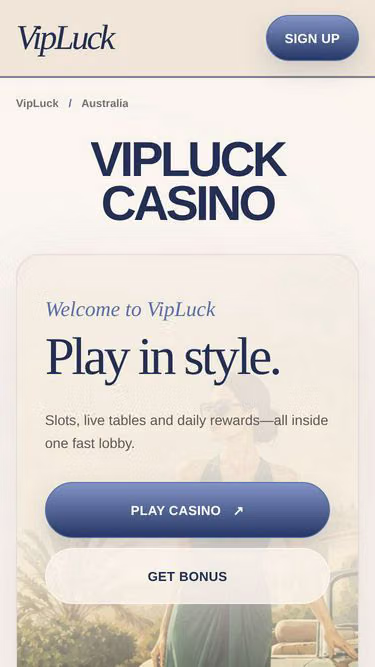 Screenshot of vipluck-casino.cyou