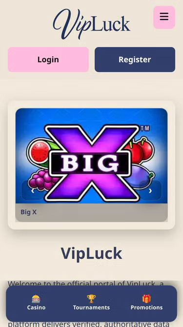 Screenshot of vipluck.win