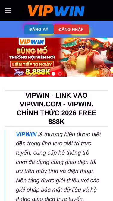 Screenshot of vipwin.meme