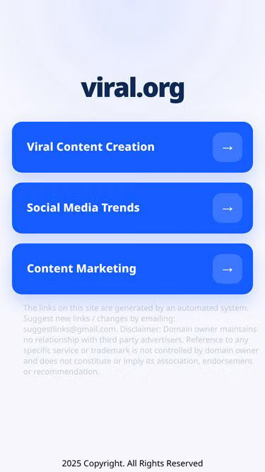 Screenshot of viral.org