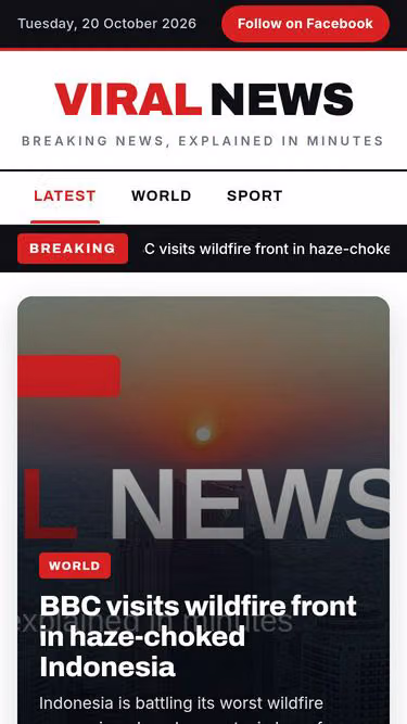 Screenshot of viralnews.pro