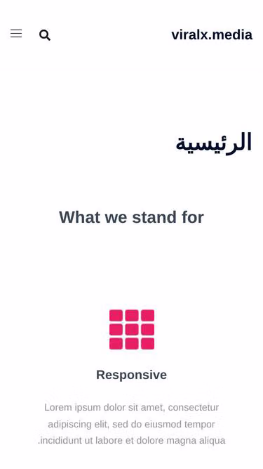 Screenshot of viralx.media