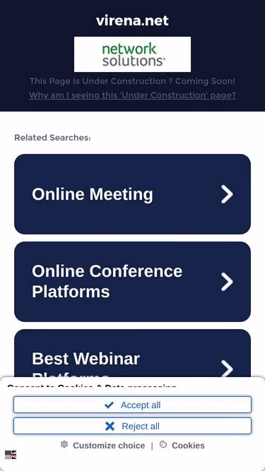 Screenshot of virena.net
