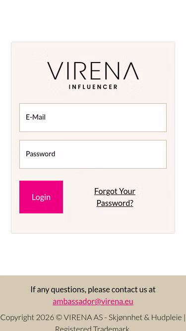 Screenshot of virena.team