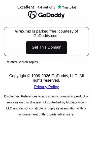 Screenshot of virex.mx