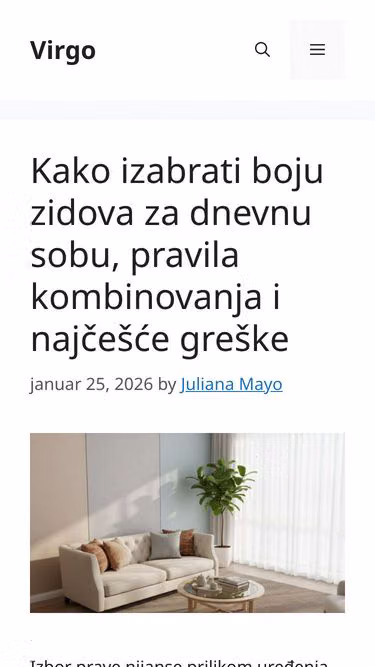 Screenshot of virgo.rs