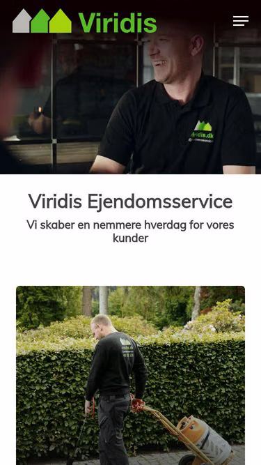 Screenshot of viridis.dk
