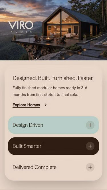 Screenshot of viro.homes