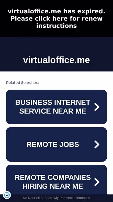 Screenshot of virtualoffice.me