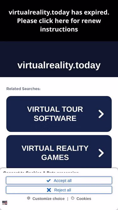 Screenshot of virtualreality.today