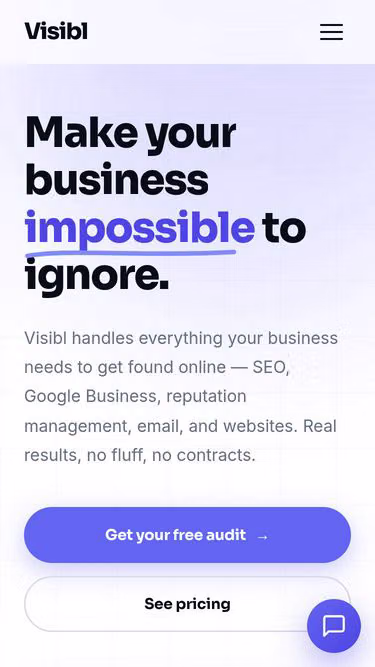 Screenshot of visibl.ca