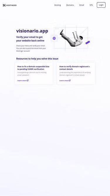 Screenshot of visionario.app