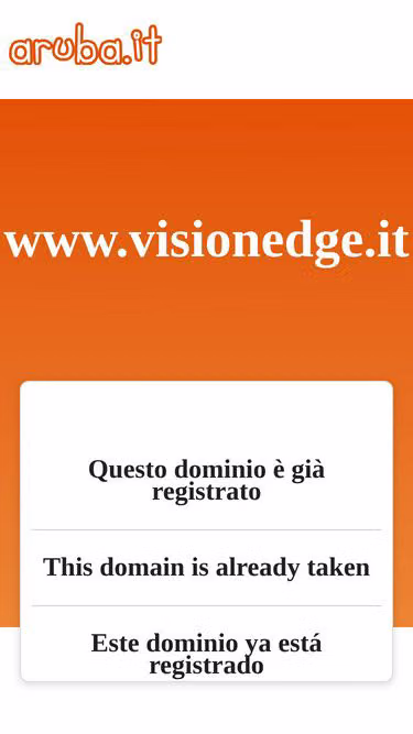 Screenshot of visionedge.it