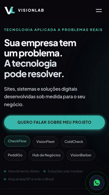 Screenshot of visionlab.dev.br