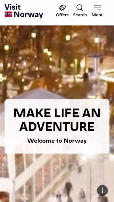 Screenshot of visit-norway.kr