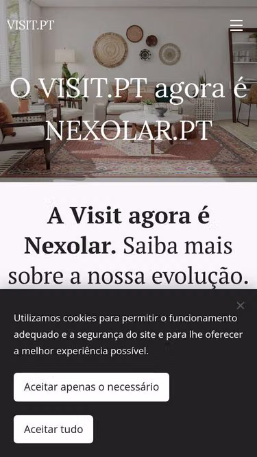Screenshot of visit.pt