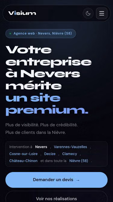 Screenshot of visium.agency