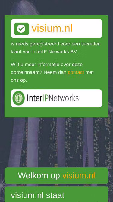 Screenshot of visium.nl