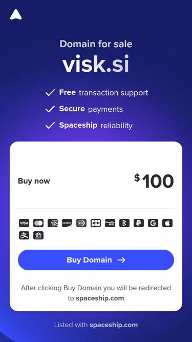 Screenshot of visk.si